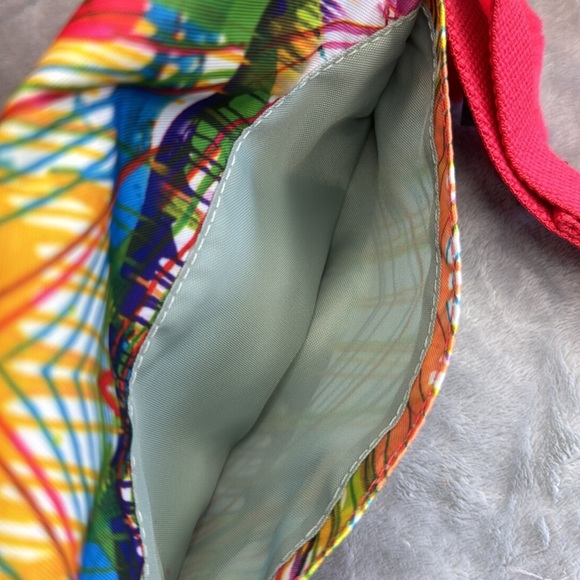 NWOT Kipling Small Crossbody Bag Abstract Print - Picture 4 of 13